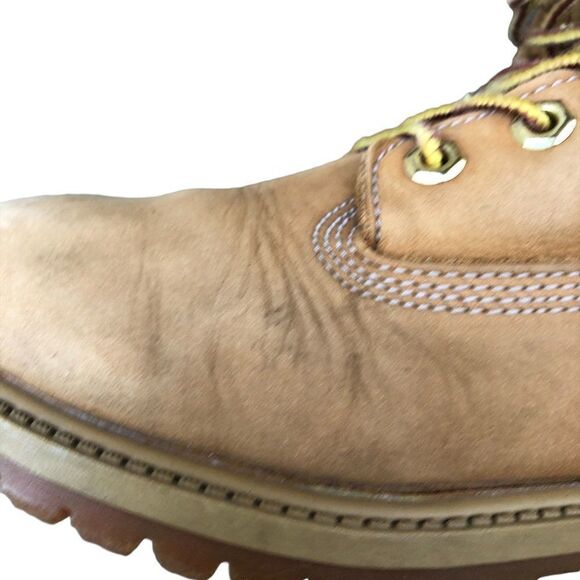 VINTAGE Premium 6 Inch Genuine Leather Timberlands Size 5 - Picture 10 of 16